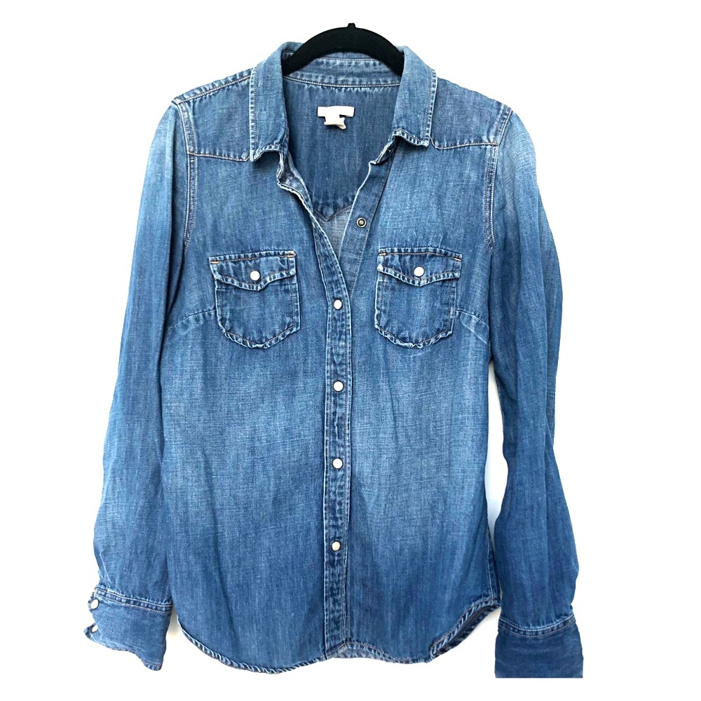 J. Crew chambray shirt